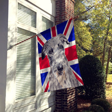 Load image into Gallery viewer, Scottish Deerhound with English Union Jack British Flag Flag Canvas House Size SC9881CHF