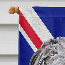 Load image into Gallery viewer, Scottish Deerhound with English Union Jack British Flag Flag Canvas House Size SC9881CHF