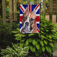 Load image into Gallery viewer, Staffordshire Bull Terrier Staffie with English Union Jack British Flag Garden Flag - Outdoor Decorative Yard Flag SC9883GF