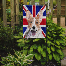 Load image into Gallery viewer, Cardigan Corgi with English Union Jack British Flag Garden Flag - Outdoor Decorative Yard Flag SC9891GF
