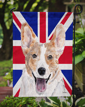 Load image into Gallery viewer, Cardigan Corgi with English Union Jack British Flag Garden Flag - Outdoor Decorative Yard Flag SC9891GF