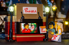 Load image into Gallery viewer, Brick-Fil-A Stand with Employee Minifig