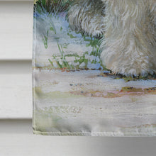 Load image into Gallery viewer, Old English Sheepdog by Don Squires Flag Canvas House Size SDSQ0304CHF