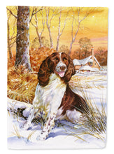 Load image into Gallery viewer, Springer Spaniel by Don Squires Flag Canvas House Size SDSQ0388CHF