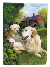 Load image into Gallery viewer, Yellow Labradors by Don Squires Garden Flag – Decorative Outdoor Yard Flag SDSQ0431GF