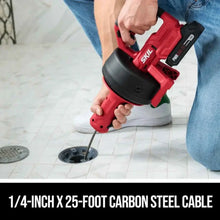 Load image into Gallery viewer, SKIL AU0225D-12 Power Snake Drain Cleaner 20V Kit
