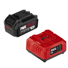 Load image into Gallery viewer, SKIL CB5196B-11 PWR CORE 20™ 20V 4.0Ah Battery and Charger Starter Kit