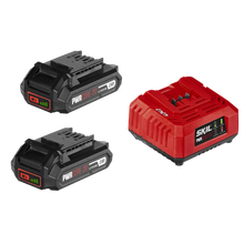 Load image into Gallery viewer, SKIL CB5197B-21 PWR CORE 20™ 2X2.0Ah Battery and Charger Starter Kit