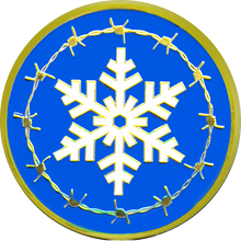 Load image into Gallery viewer, GL16-005 New My Little Border Patrol Agent Snowflake Unicorn Challenge Coin