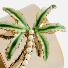 Load image into Gallery viewer, Palm tree napkin rings, set of two