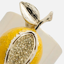 Load image into Gallery viewer, Lemon napkin rings, set of two