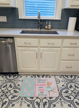 Load image into Gallery viewer, Dance with your heart and your feet will follow Machine Washable Memory Foam Mat