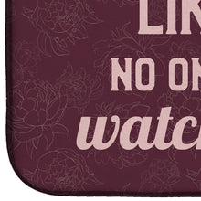 Load image into Gallery viewer, Dance like no one is watching Dish Drying Mat – Absorbent, Artistic Kitchen Essentials