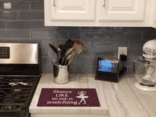 Load image into Gallery viewer, Dance like no one is watching Glass Cutting Boards – Durable, Decorative Kitchen Art Large