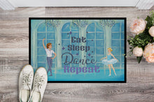 Load image into Gallery viewer, Eat Sleep Dance Repeat Doormat - 18x27 Decorative Floor Mat – Indoor/Outdoor Rug with Artistic Flair