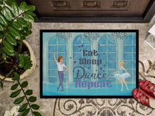 Load image into Gallery viewer, Eat Sleep Dance Repeat Doormat - 18x27 Decorative Floor Mat – Indoor/Outdoor Rug with Artistic Flair