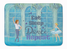 Load image into Gallery viewer, Eat Sleep Dance Repeat Machine Washable Memory Foam Mat
