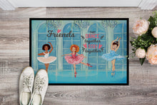 Load image into Gallery viewer, Friends that Dance together stay together Doormat - 24x36 Decorative Floor Mat – Indoor/Outdoor Rug with Artistic Flair