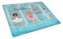 Load image into Gallery viewer, Friends that Dance together stay together Glass Cutting Boards – Durable, Decorative Kitchen Art Large