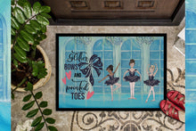 Load image into Gallery viewer, Glitter Bows and Pointed Toes Dance Doormat - 24x36 Decorative Floor Mat – Indoor/Outdoor Rug with Artistic Flair