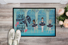 Load image into Gallery viewer, Glitter Bows and Pointed Toes Dance Doormat - 18x27 Decorative Floor Mat – Indoor/Outdoor Rug with Artistic Flair