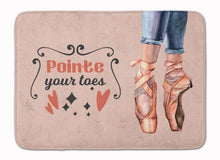 Load image into Gallery viewer, Pointe your Toes Dance Machine Washable Memory Foam Mat