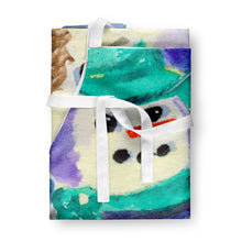 Load image into Gallery viewer, Artist Snowman with Boykin Spaniel Apron – Artist-Designed Kitchen, BBQ &amp; Craft Apron