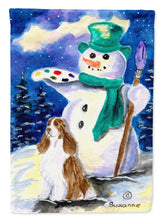 Load image into Gallery viewer, English Springer Spaniel Flag Canvas House Size