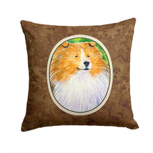 Load image into Gallery viewer, Collie Throw Pillow - 14x14 Decorative Pillow – Art for Your Home &amp; Patio