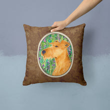 Load image into Gallery viewer, Irish Terrier Throw Pillow - 14x14 Decorative Pillow – Art for Your Home &amp; Patio