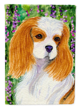 Load image into Gallery viewer, Cavalier Spaniel Flag Canvas House Size