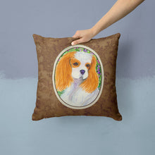 Load image into Gallery viewer, Cavalier Spaniel Throw Pillow - 14x14 Decorative Pillow – Art for Your Home &amp; Patio