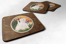 Load image into Gallery viewer, Westie Coasters - Set of 4 Lightweight Foam, Absorbent Drink Coasters