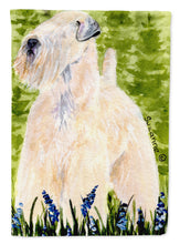 Load image into Gallery viewer, Wheaten Terrier Soft Coated Flag Canvas House Size