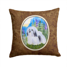 Load image into Gallery viewer, Havanese Throw Pillow - 14x14 Decorative Pillow – Art for Your Home &amp; Patio