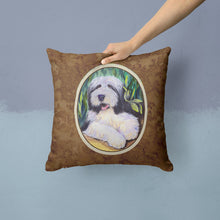 Load image into Gallery viewer, Bearded Collie Throw Pillow - 14x14 Decorative Pillow – Art for Your Home &amp; Patio