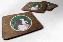 Load image into Gallery viewer, Border Collie Coasters - Set of 4 Lightweight Foam, Absorbent Drink Coasters