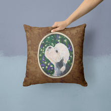 Load image into Gallery viewer, Dandie Dinmont Terrier Throw Pillow - 14x14 Decorative Pillow – Art for Your Home &amp; Patio