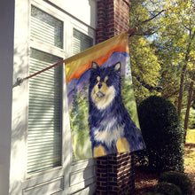 Load image into Gallery viewer, Finnish Lapphund Flag Canvas House Size