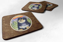 Load image into Gallery viewer, Finnish Lapphund Coasters - Set of 4 Lightweight Foam, Absorbent Drink Coasters