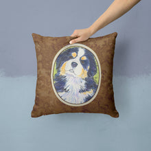 Load image into Gallery viewer, Bernese Mountain Dog Throw Pillow - 14x14 Decorative Pillow – Art for Your Home &amp; Patio