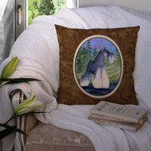 Load image into Gallery viewer, Schnauzer Throw Pillow - 14x14 Decorative Pillow – Art for Your Home &amp; Patio