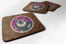 Load image into Gallery viewer, Finnish Lapphund Coasters - Set of 4 Lightweight Foam, Absorbent Drink Coasters