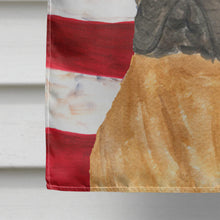Load image into Gallery viewer, USA American Flag with Bullmastiff Flag Canvas House Size