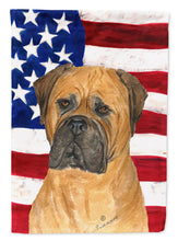 Load image into Gallery viewer, USA American Flag with Bullmastiff Garden Flag – Decorative Outdoor Yard Flag