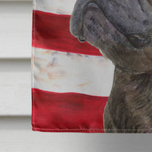 Load image into Gallery viewer, USA American Flag with French Bulldog Flag Canvas House Size