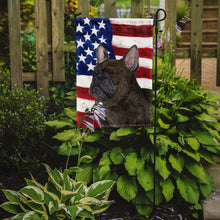 Load image into Gallery viewer, USA American Flag with French Bulldog Garden Flag – Decorative Outdoor Yard Flag