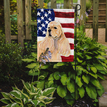 Load image into Gallery viewer, USA American Flag with Cocker Spaniel Garden Flag – Decorative Outdoor Yard Flag