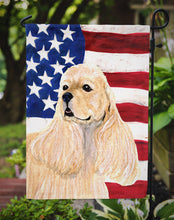 Load image into Gallery viewer, USA American Flag with Cocker Spaniel Garden Flag – Decorative Outdoor Yard Flag