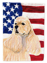 Load image into Gallery viewer, USA American Flag with Cocker Spaniel Garden Flag – Decorative Outdoor Yard Flag
